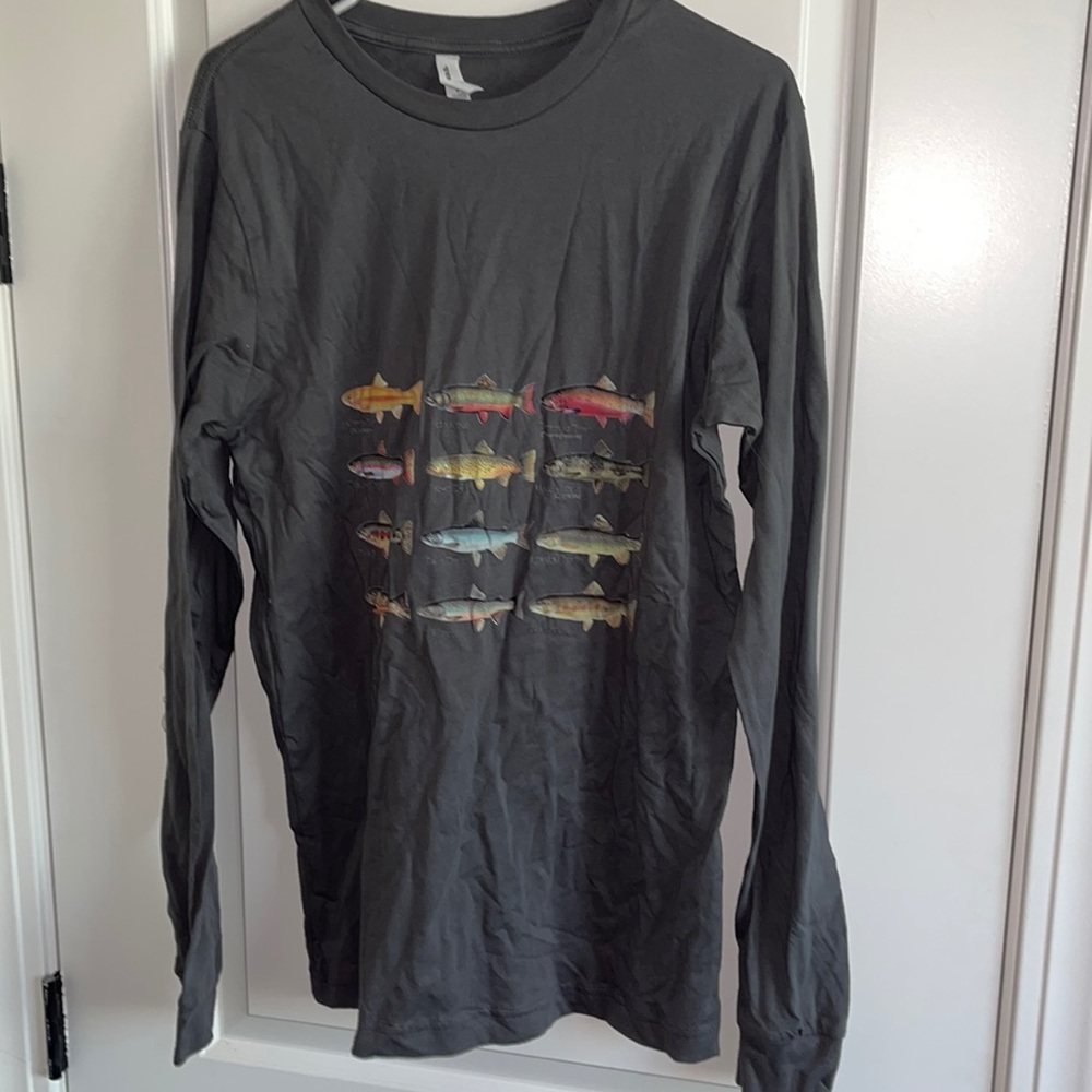 Long sleeve fish shirt